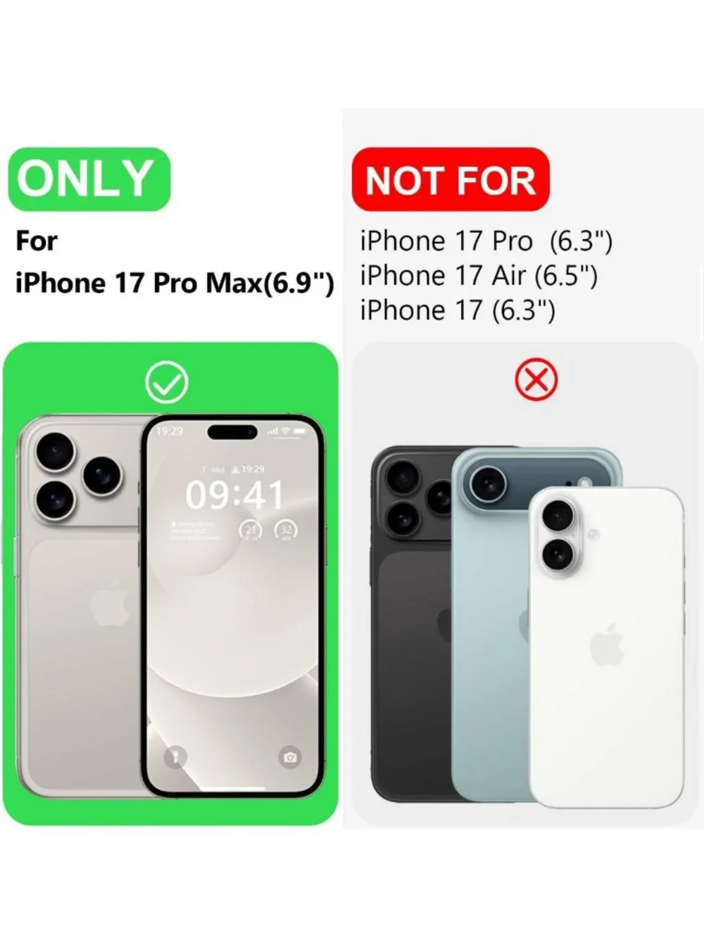 Premium Silicone Shockproof iPhone 17 Pro Max Case - Soft Anti-Scratch Lining